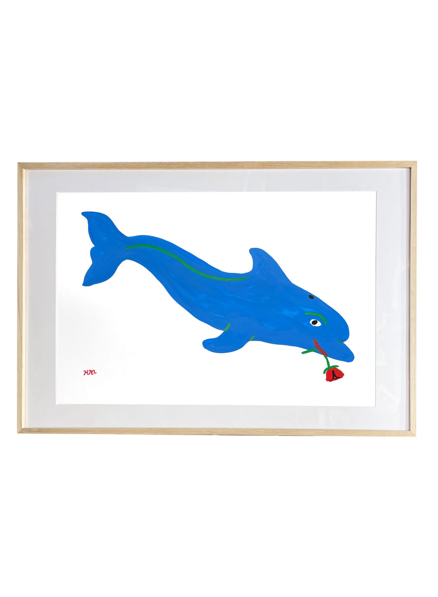 Big Mamas Painting- Dolphin