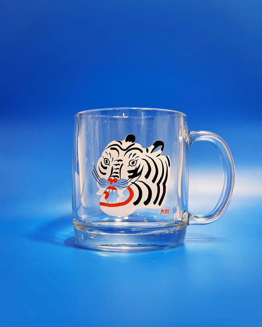 Tiger Glass Mug
