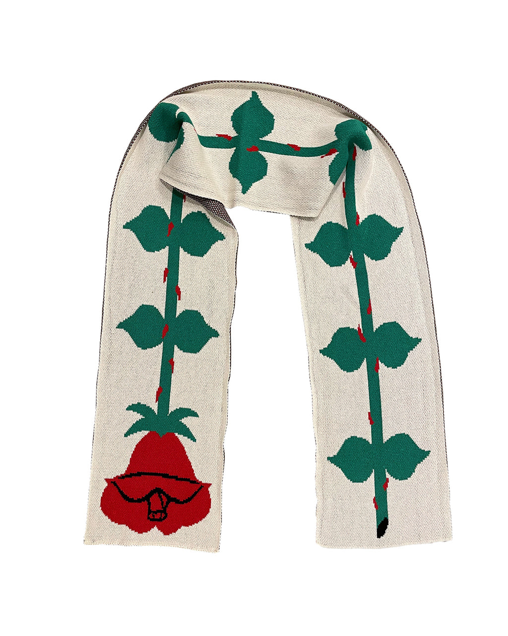 最終価格　rosa mosa MITTONS SCARF COMBO MITTENS SCARF Combo + Hand-knit Scarf + Rust Red – rosa mosa