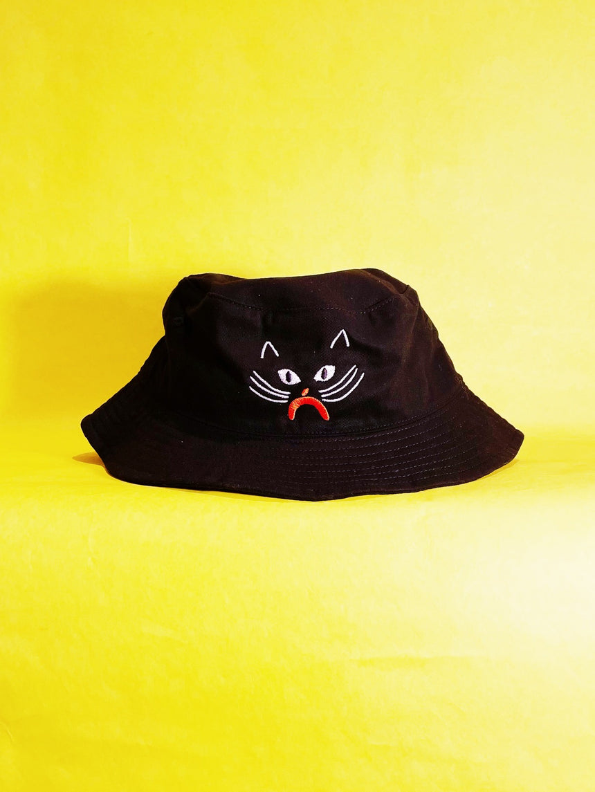 Black Cat Bucket Hat Sale