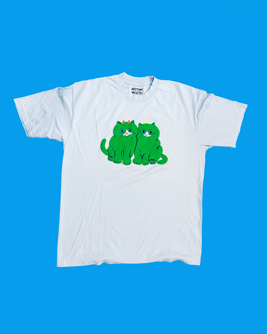 kitti様 Angel Devil Kitty Tee – Kristina Micotti