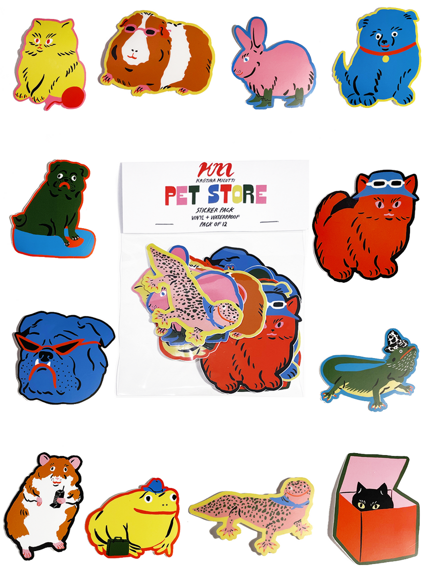 Pet Store Variety Sticker Pack