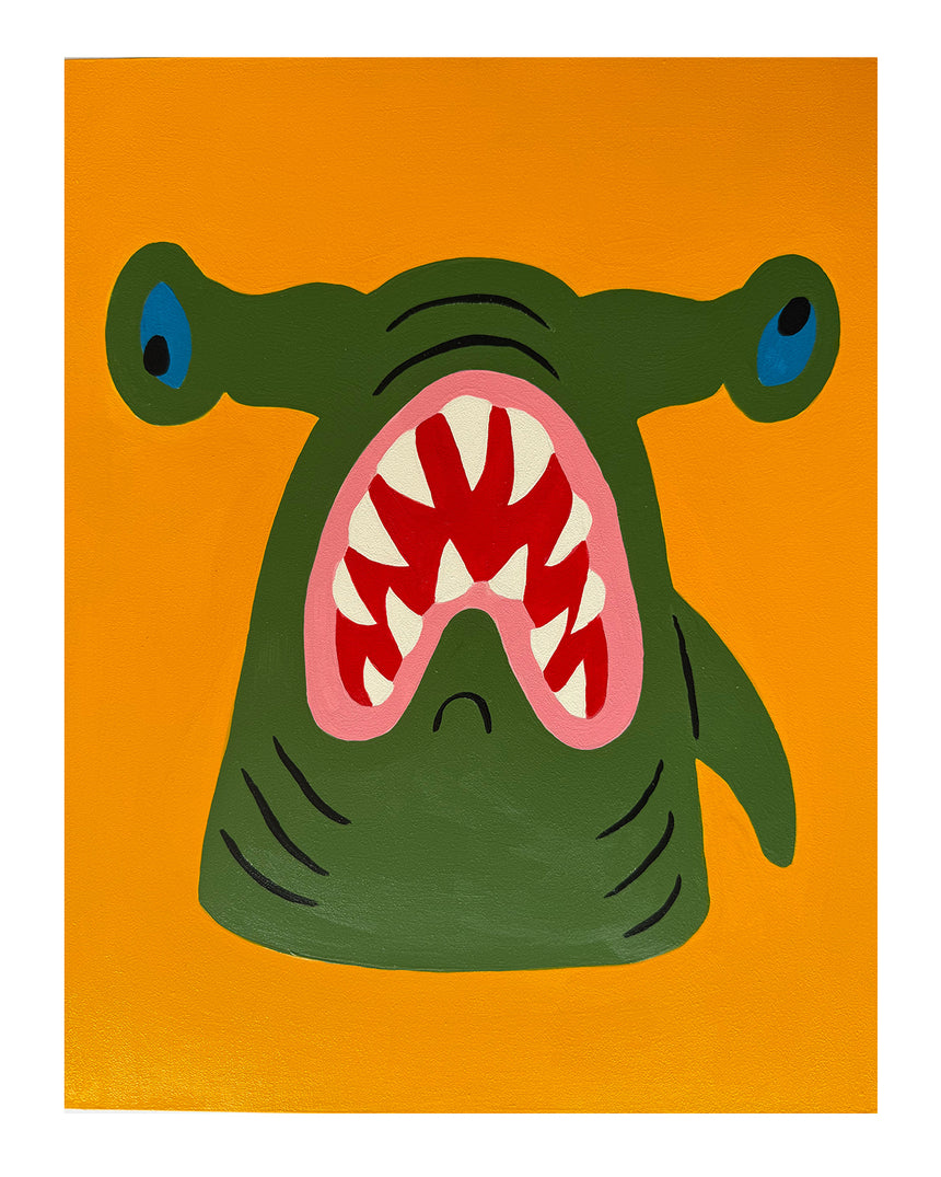 Where's Your Head At? Painting- Hammerhead