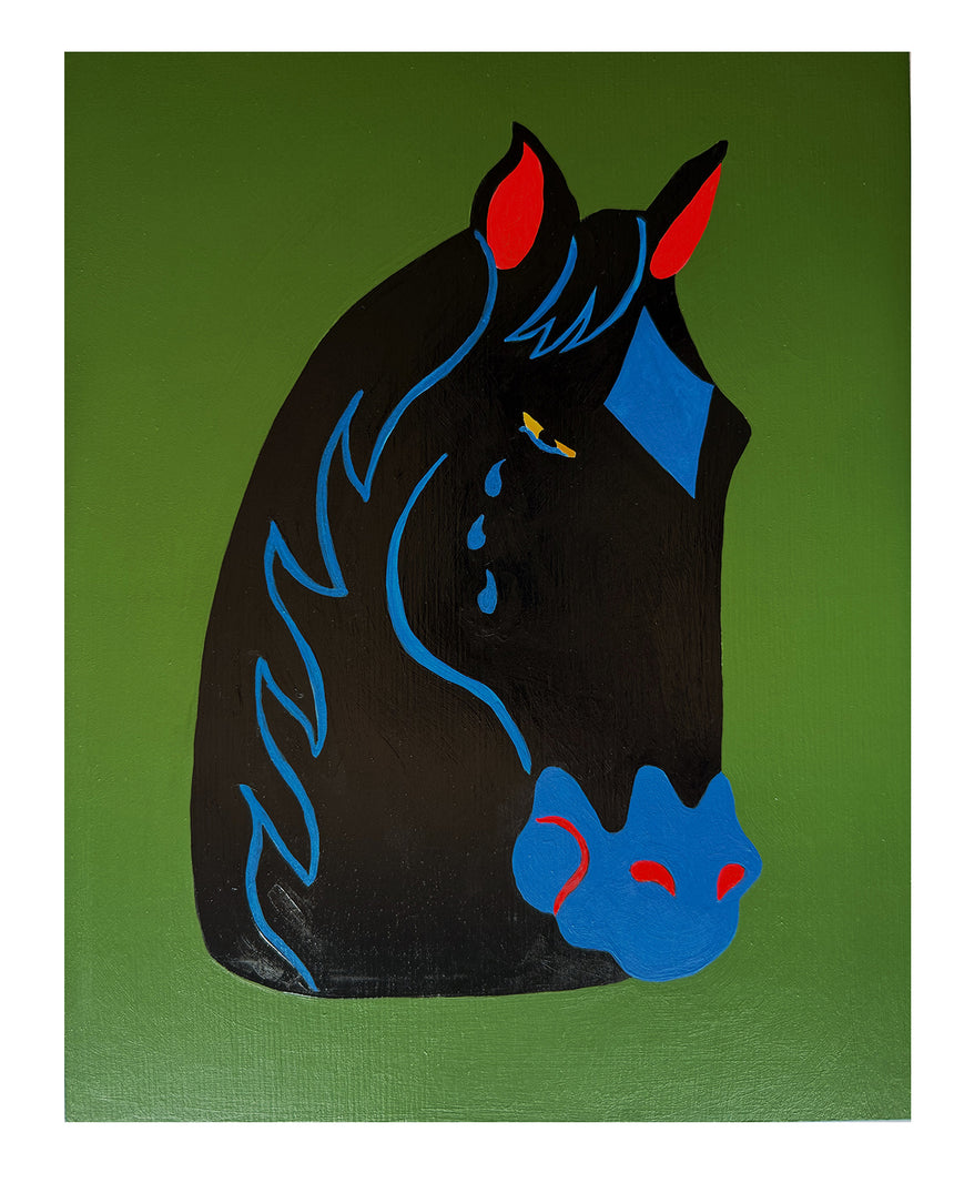 Where's Your Head At? Painting- Horse