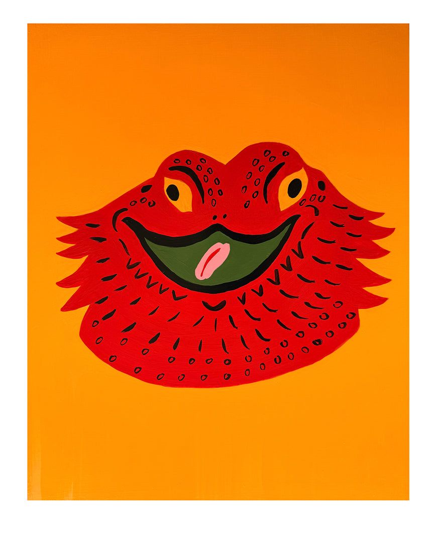 Where's Your Head At? Painting- Lizard