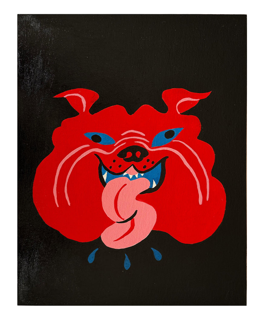 Where's Your Head At? Painting- Bulldog