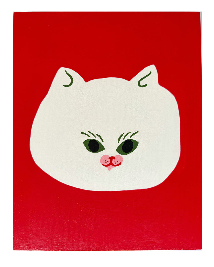 Where's Your Head At? Painting- Kitten
