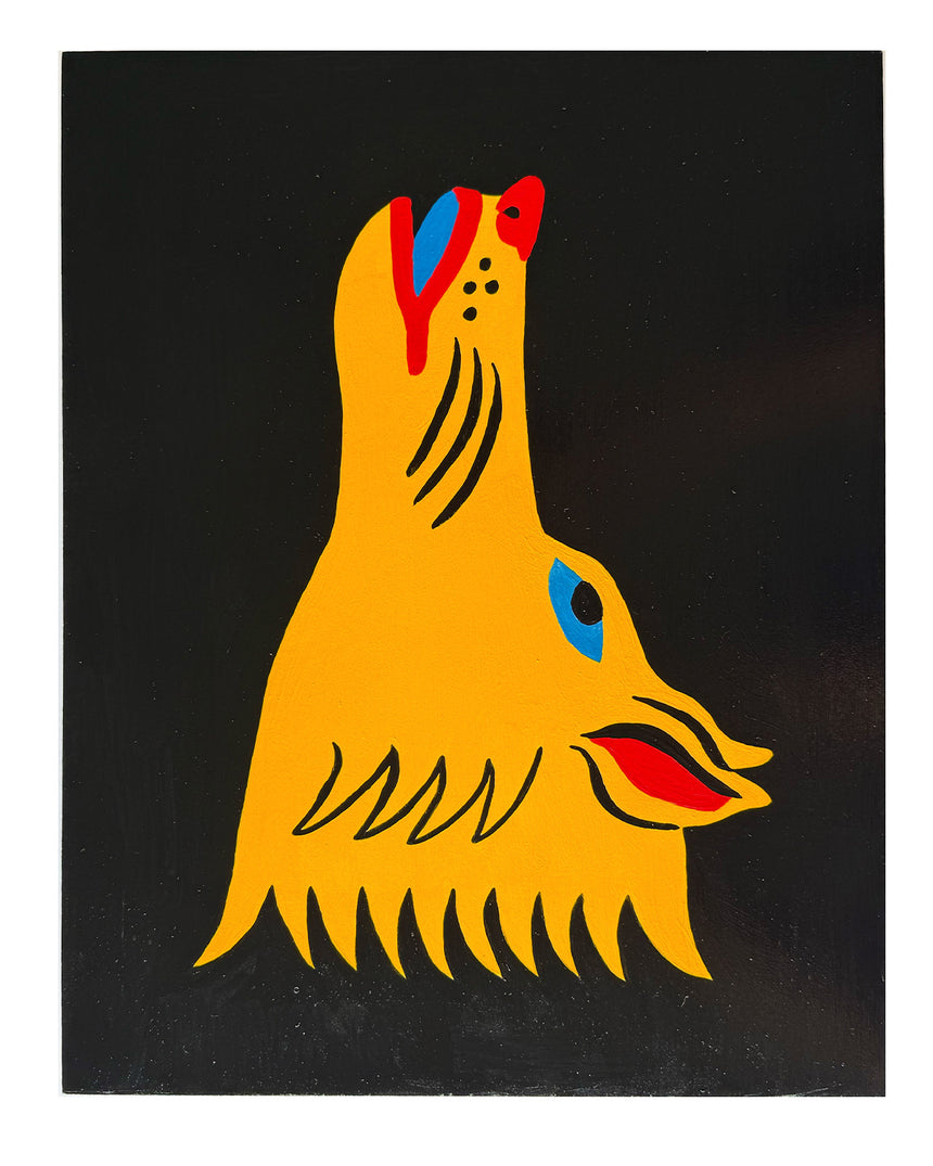 Where's Your Head At? Painting- Wolf