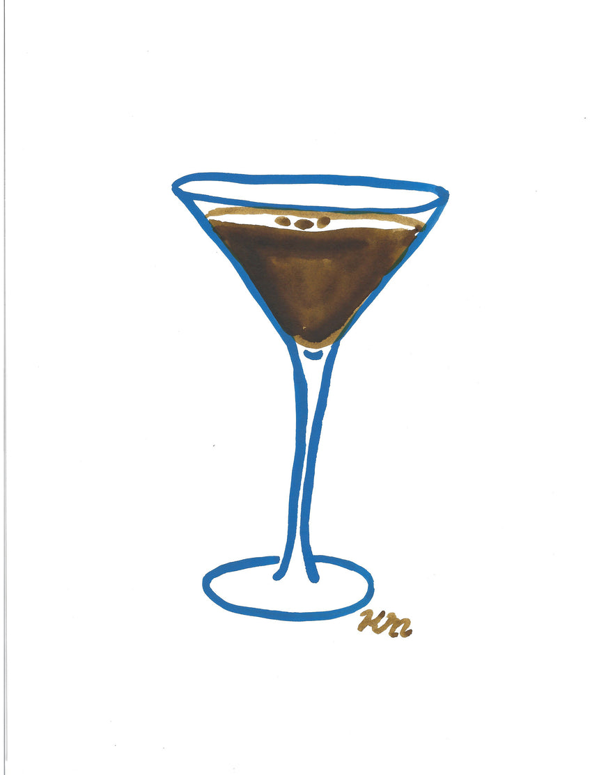 Espresso Martini Painting