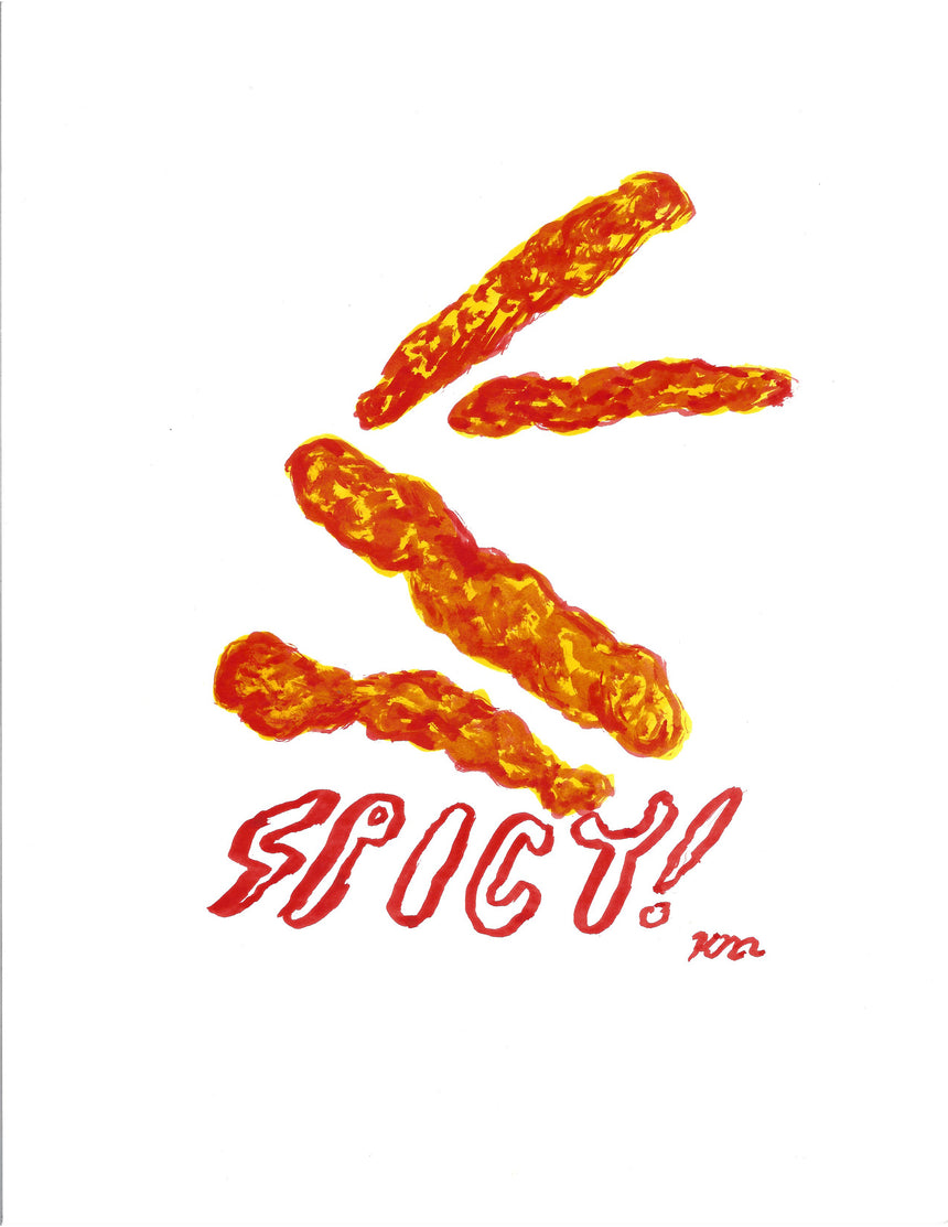 Spicy Cheetos Painting