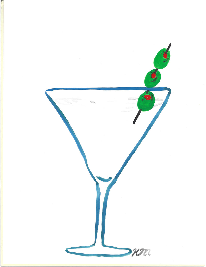 Happy Martini #1 Painting