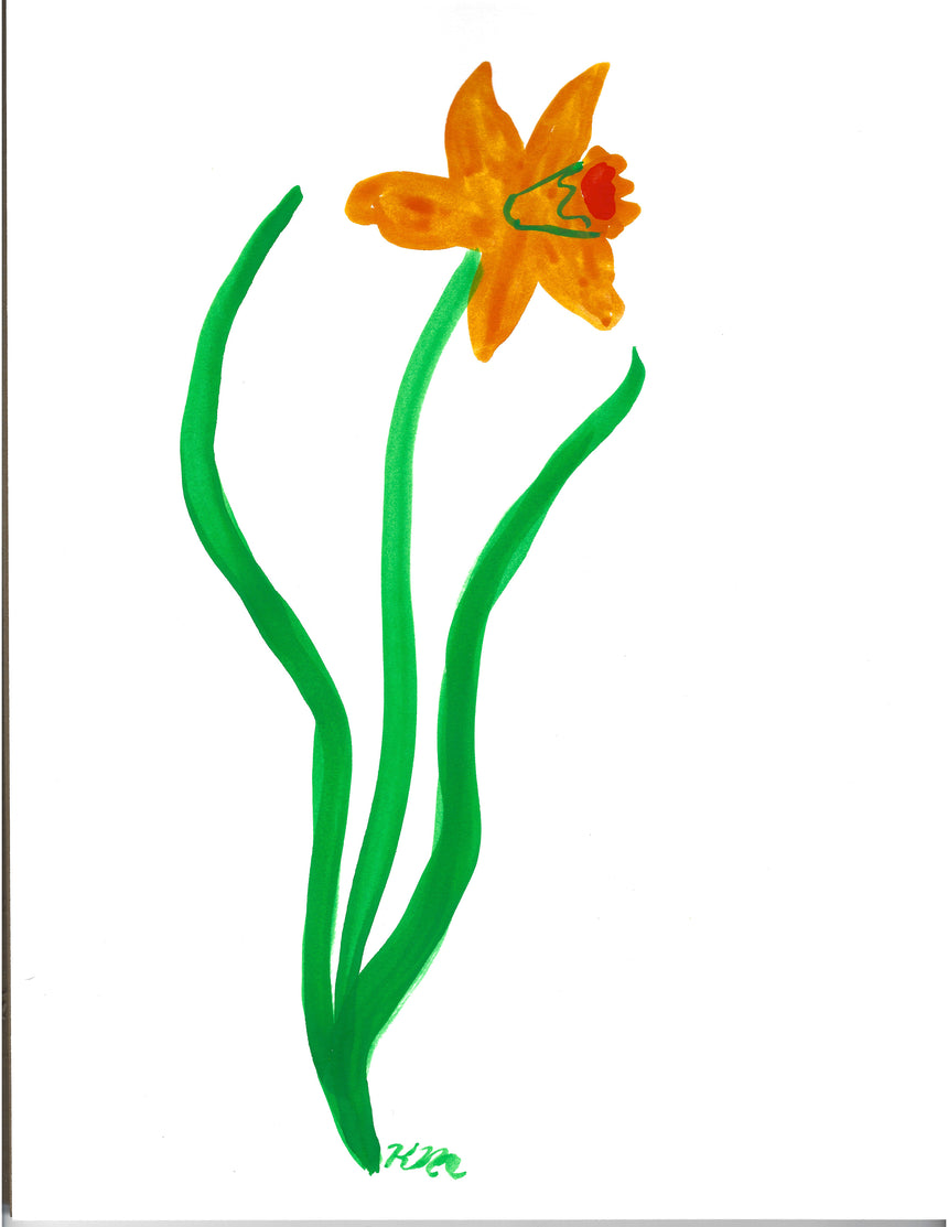 Daffodil Painting