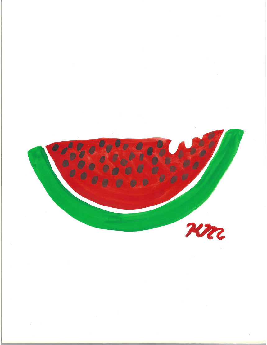 Watermelon Slice Painting