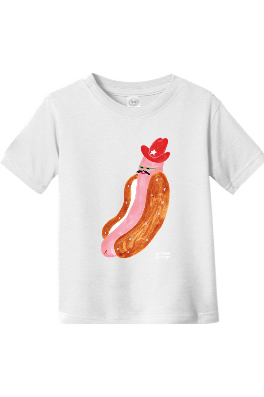 Cowboy Hot Dog Kids Tee