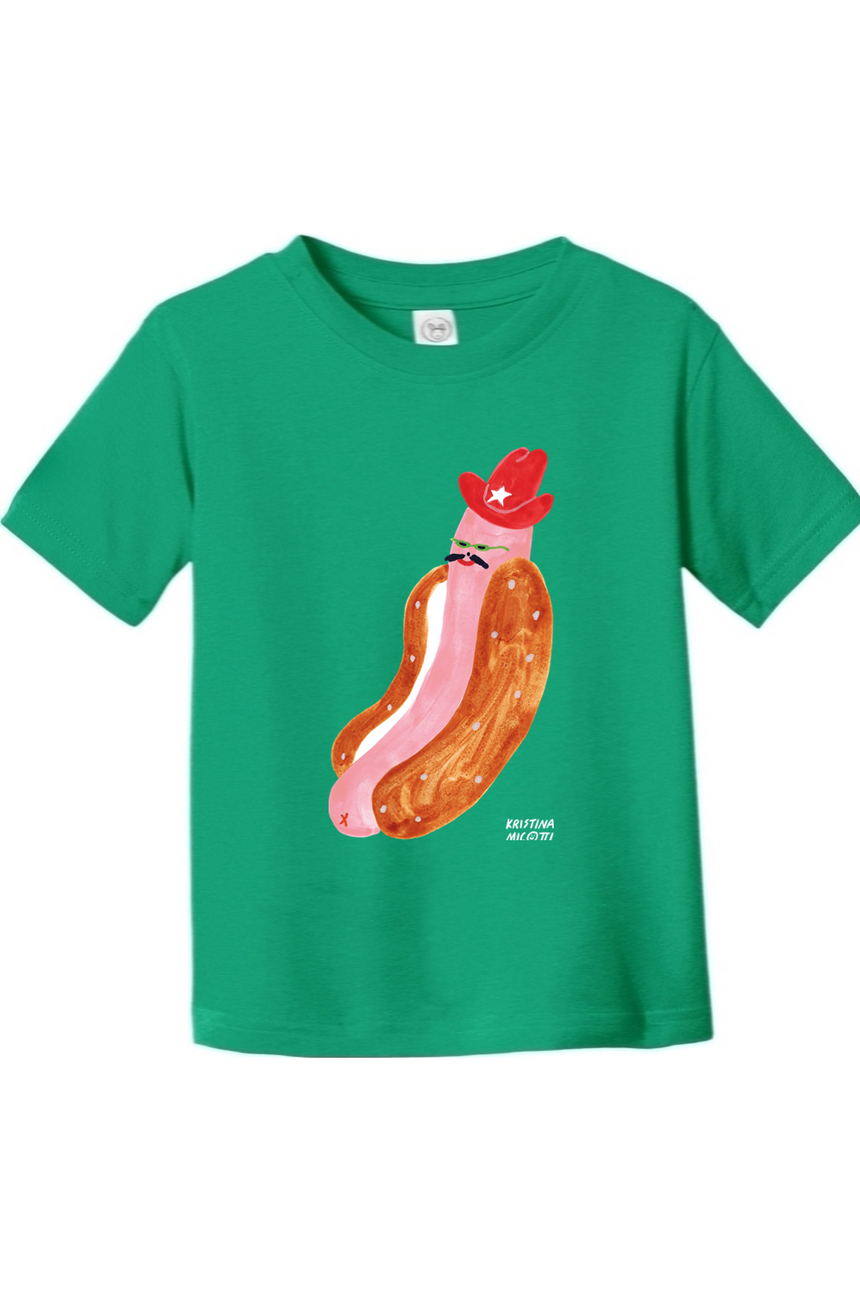 Cowboy Hot Dog Kids Tee