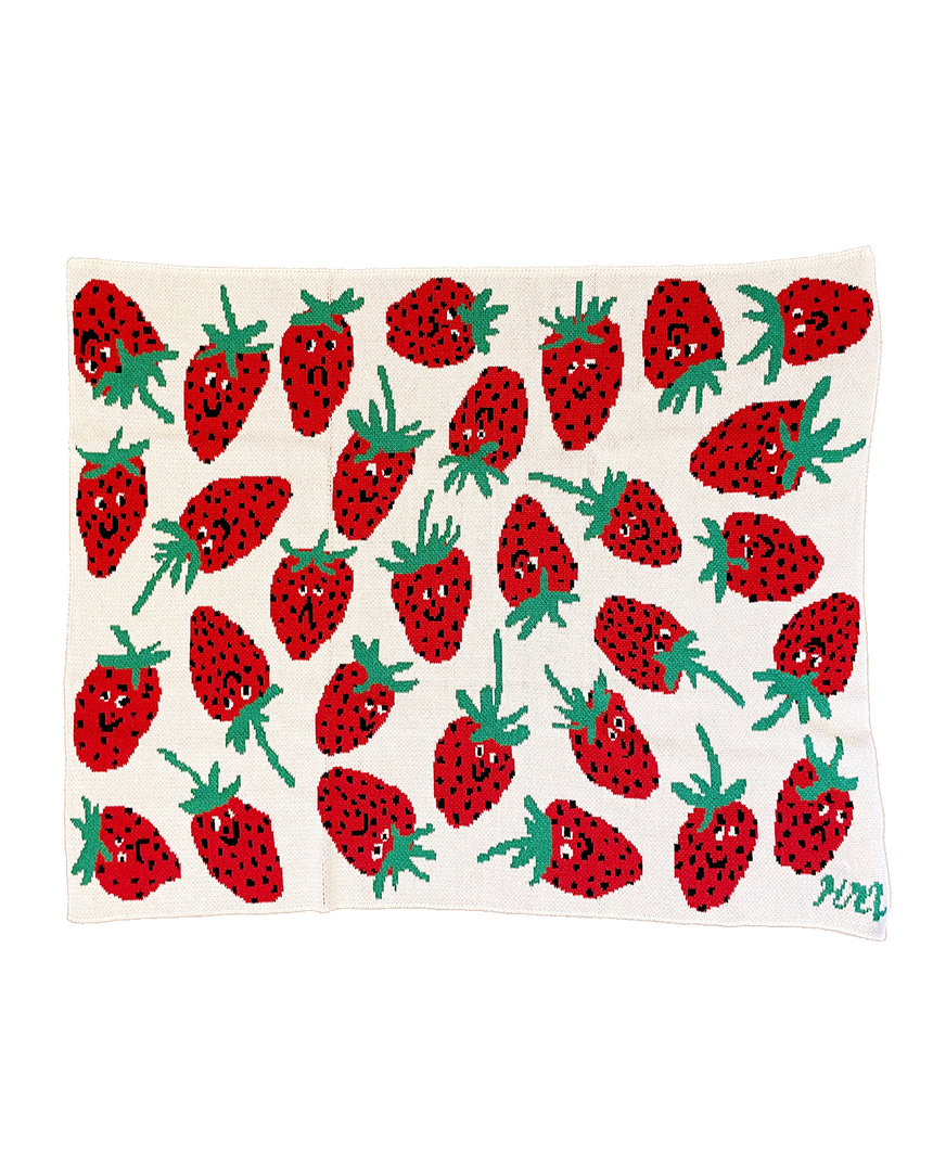 Mini Strawberry Blanket
