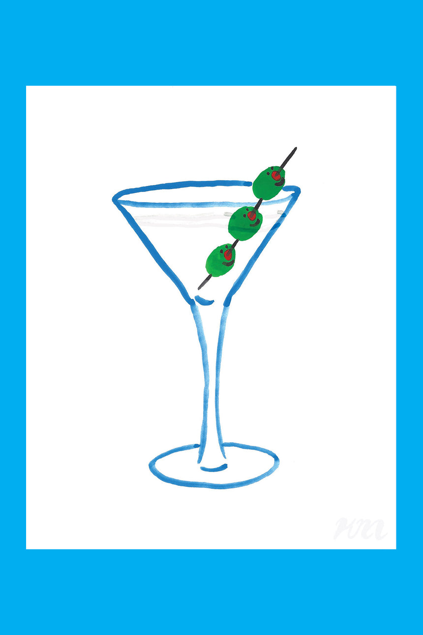 Happy Martini Print