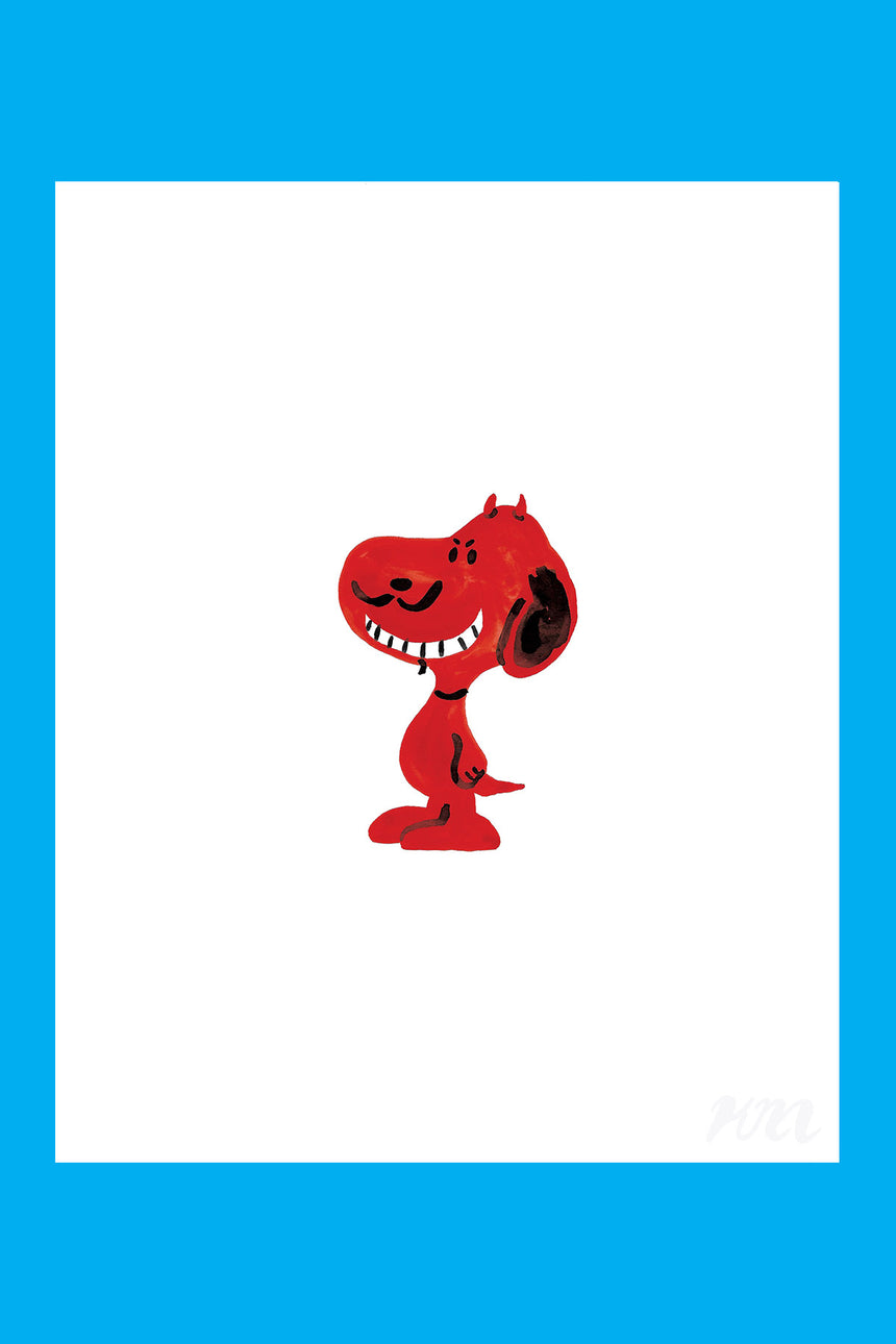 Devil Snoopy Print