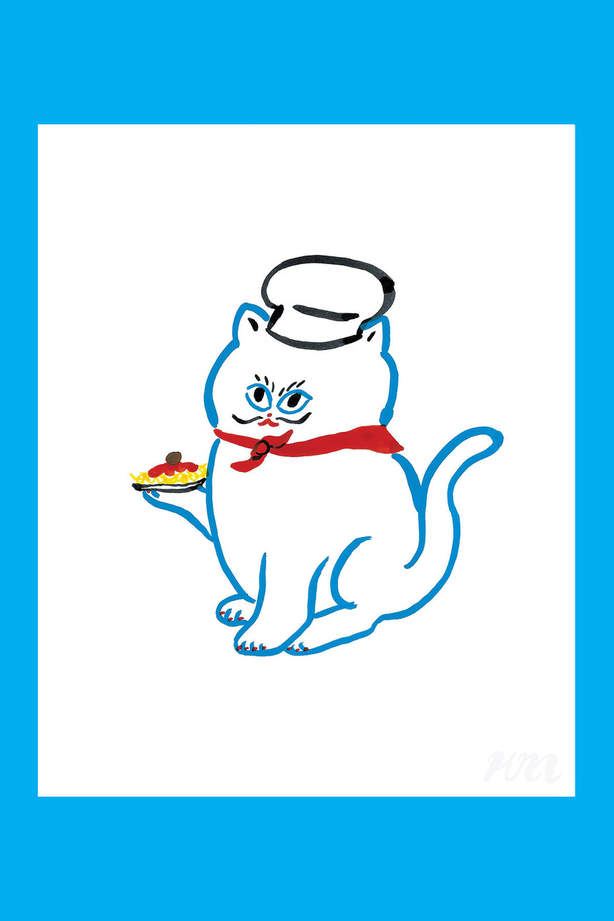 Chef Cat Print