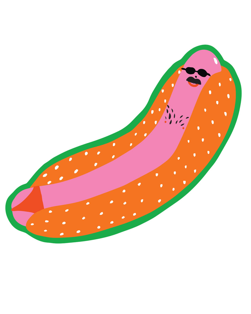 Speedo Hot Dog Sticker