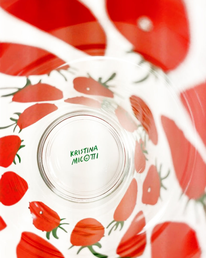 Strawberry Pint Glass