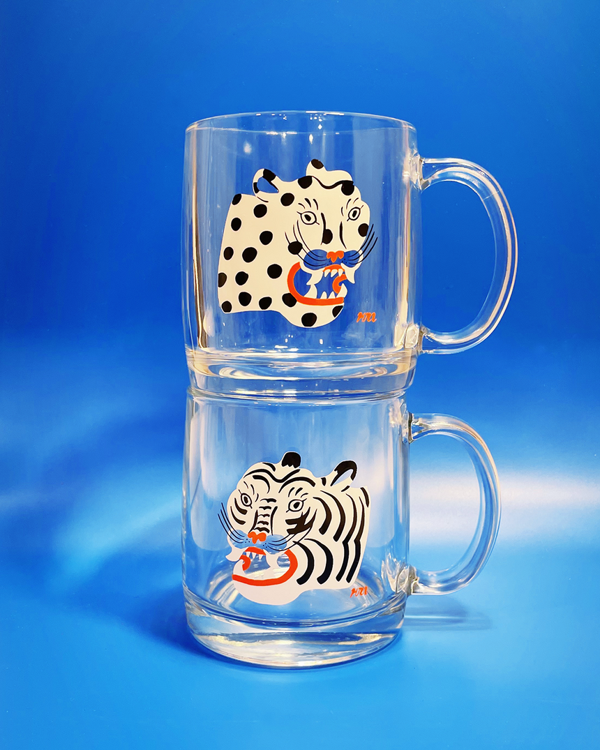 Tiger Glass Mug