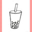 Boba Food Print Sale