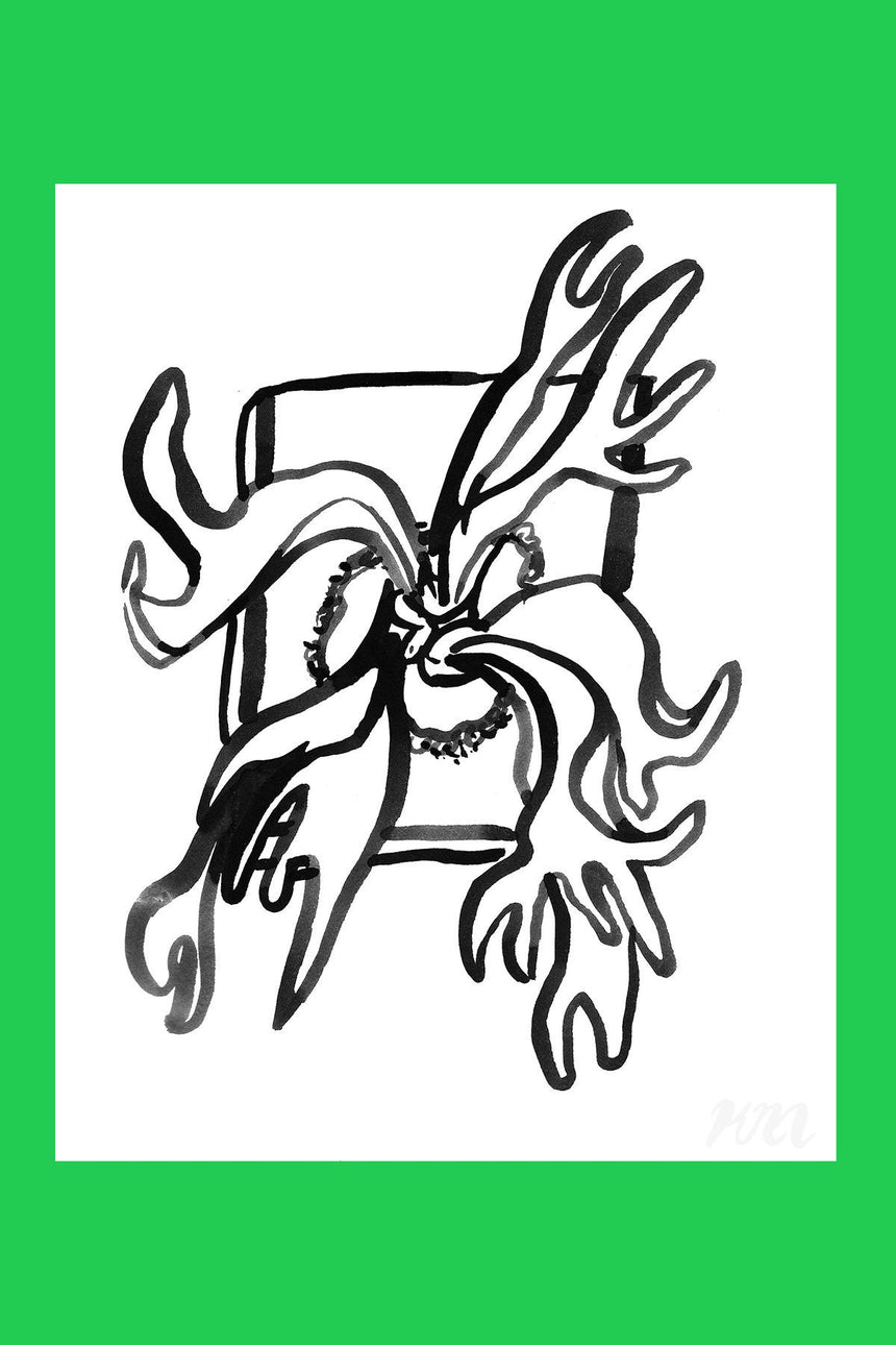 Staghorn Plant Print