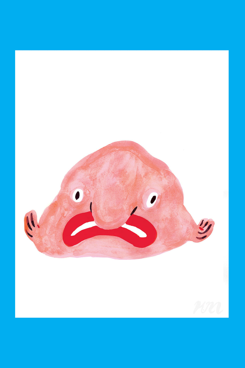 Blob Fish Print