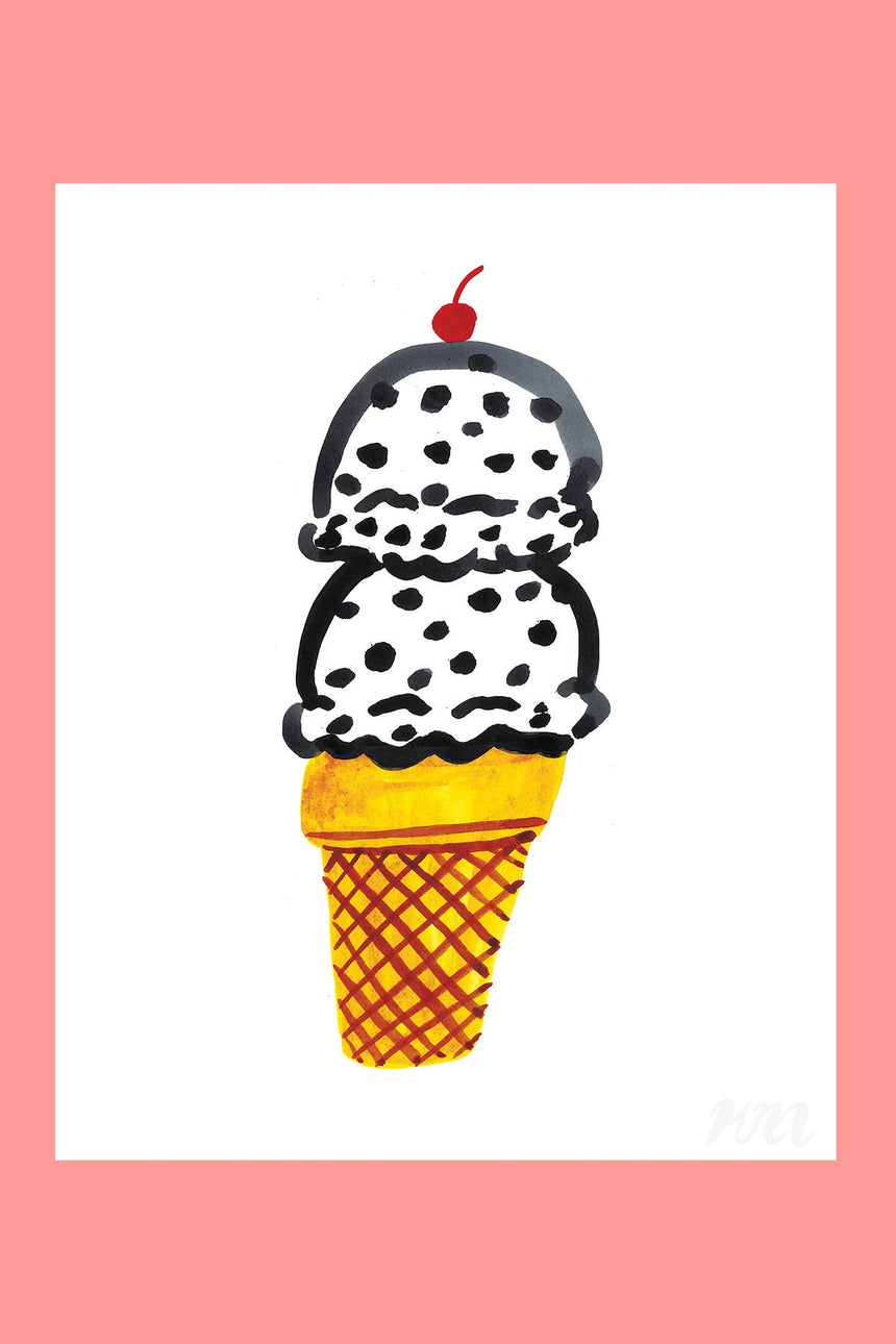 Ice Cream Food Print