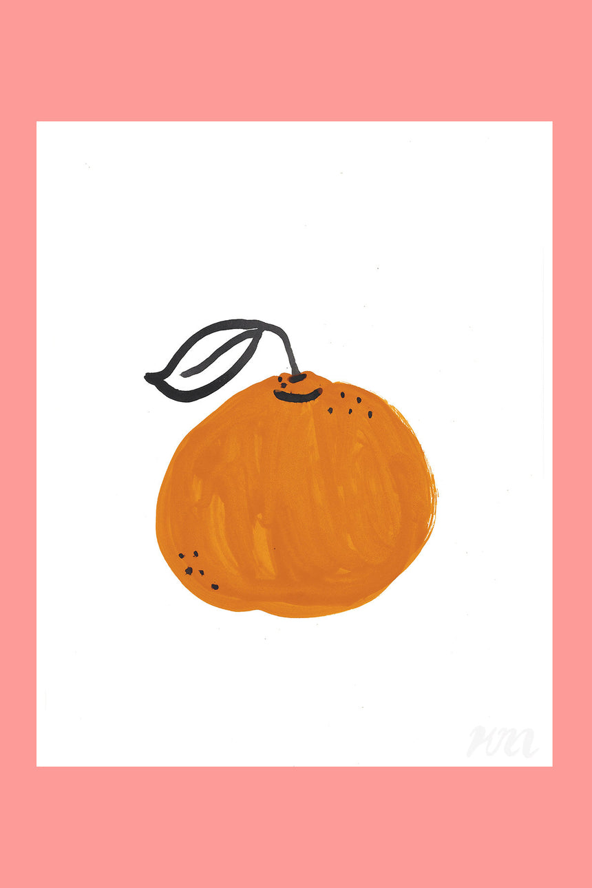 Tangerine Food Print