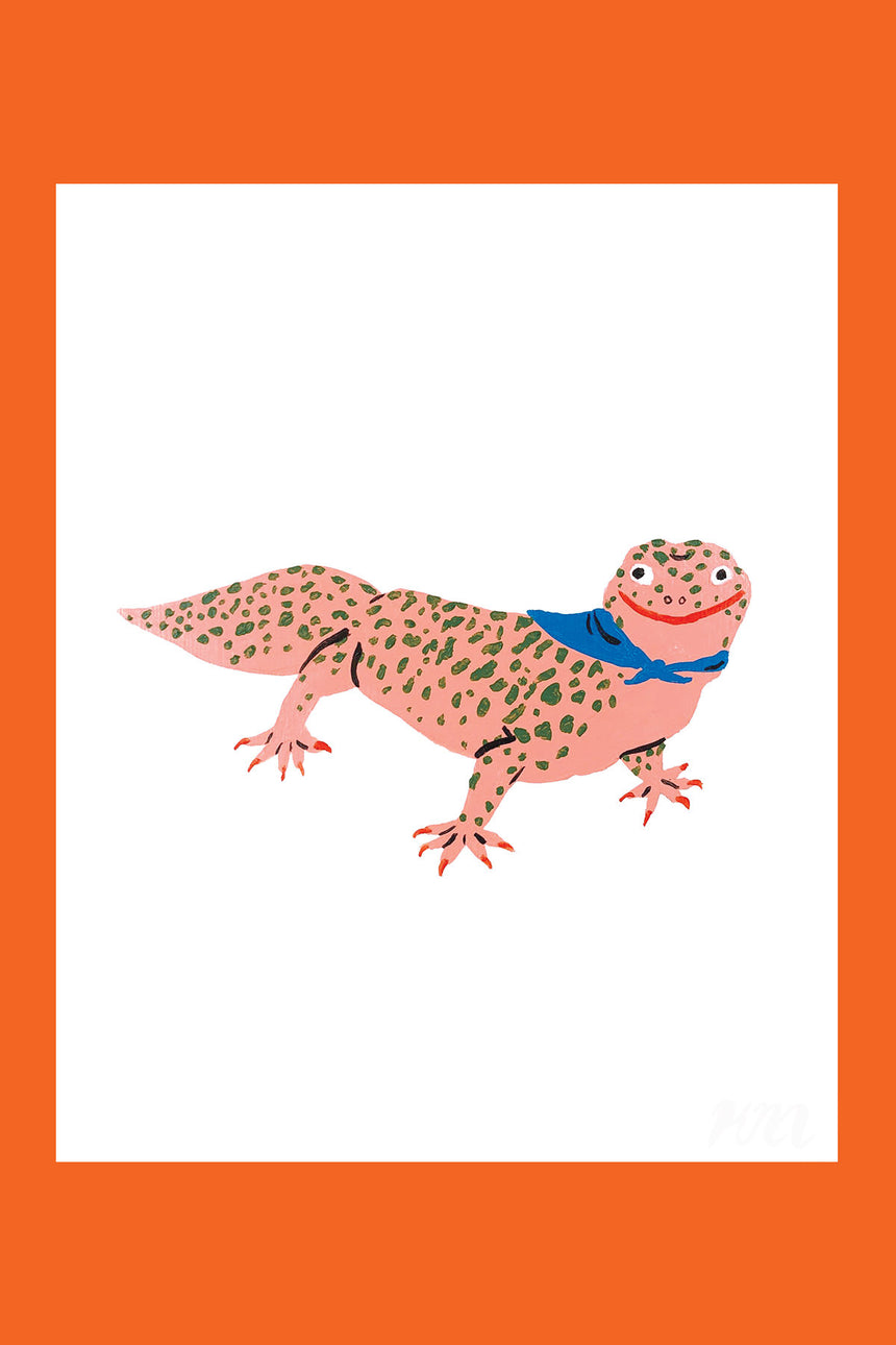 Leopard Gecko Pet Store Print
