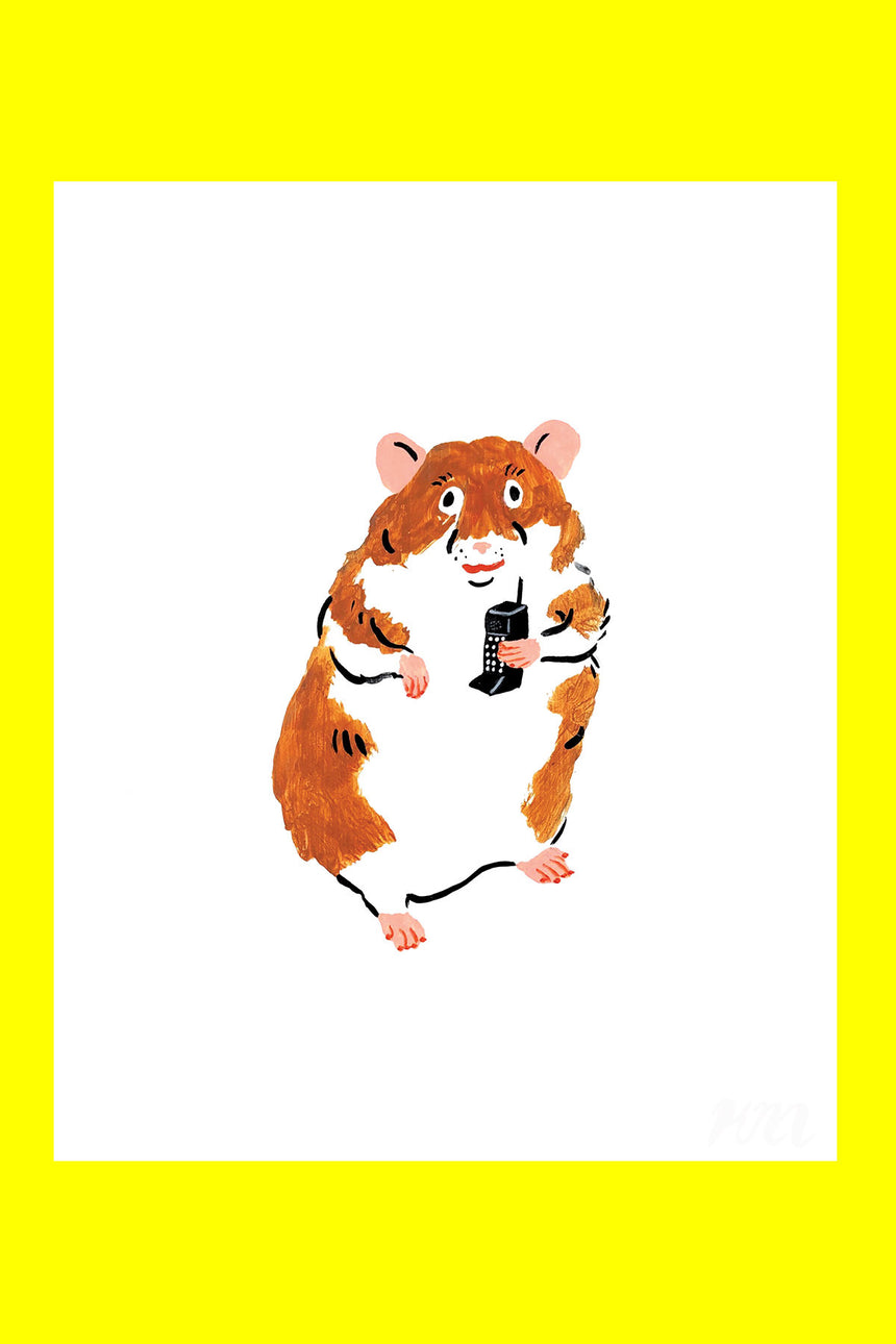 Business Hamster Pet Store Print