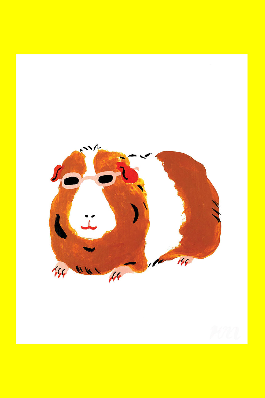 Guinea Pig Pet Store Print