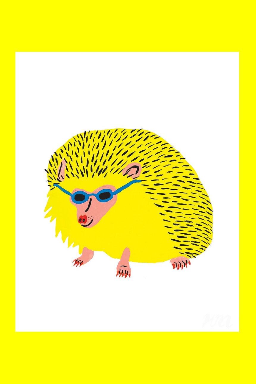 Hedgehog Pet Store Print