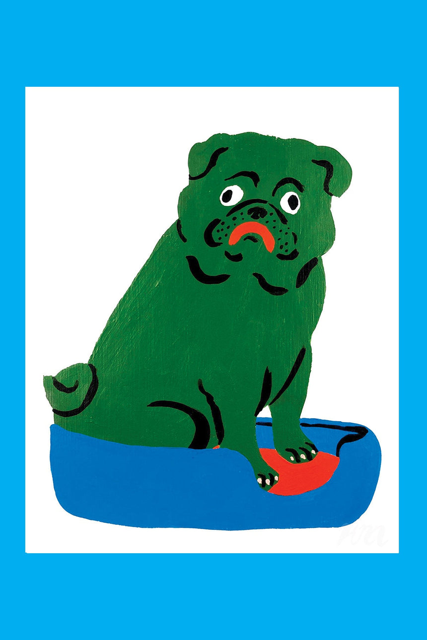 Pug Pet Store Dog Print